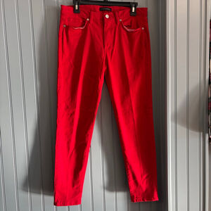 Banana Republic Red Skinny Jeans Size 30